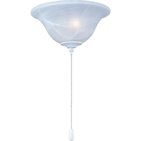 Maxim Lighting Basic-Max 2-Light 13" Wide Matte White Ceiling Fan Light Kit FKT205MW